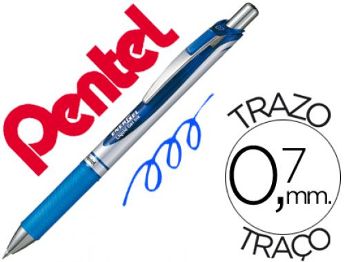 Roller pentel bl77 0,7 mm energel rectractil azul , Pentel , 45075 , 4902506071255